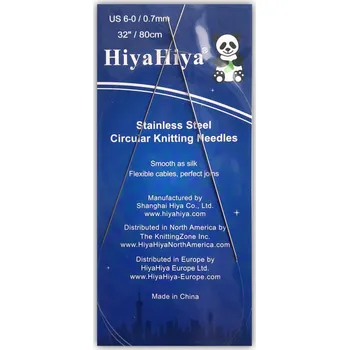 Jehlice HiyaHiya Kruhové jehlice Steel 60 cm / 0,7 mm