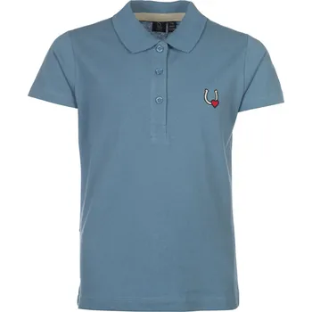 Chlapecké tričko HKM Triko polo Claire HKM, dětské, smokey blue 110-116