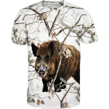 myslivecke tricko divocak bachyne velikost: 5XL - šířka 67 cm, délka 78 cm