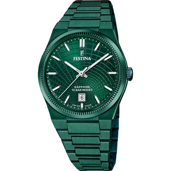 Hodinky Festina Swiss Made 20079/1 + prodloužená záruka 5 let + 5 let na výměnu baterie zdarma + možnost výměny do 190 dní + zkrácení řemínku zdarma + doprava zdarma