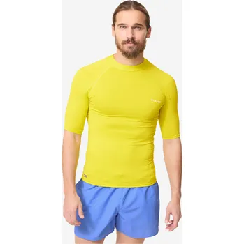 DECATHLON Pánské tričko s krátkým rukávem s UV ochranou 100 M ZELENÁ