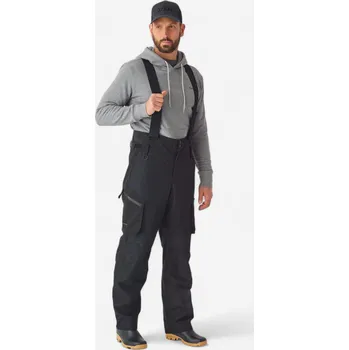 Pánské kalhoty CAPERLAN Pánské rybářské kalhoty nepromokavé FT 500 WPF 2XL ČERNÁ