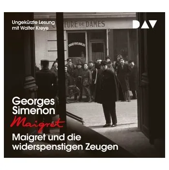 Maigret und die widerspenstigen Zeugen - Georges Simenon [DE] (2022, CD, Audio Verlag Der GmbH)