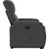 Křeslo Elektrické zvedací polohovací křeslo mikrovlákno 3204945 tmavě šedé