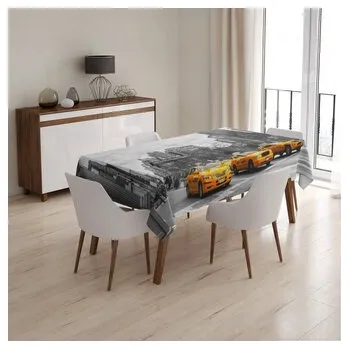 ubrus Ubrus Žluté taxiky 2: 130x130 cm (cs, Sablio)