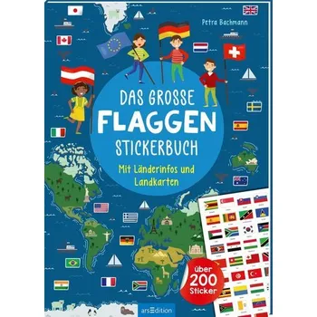 První čtění Das große Flaggen-Stickerbuch - Bachmann, Petra