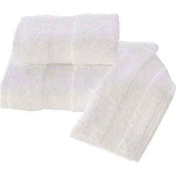 Ručník Soft Cotton - Sada ručníku a osušky DELUXE, 2 ks, bílá