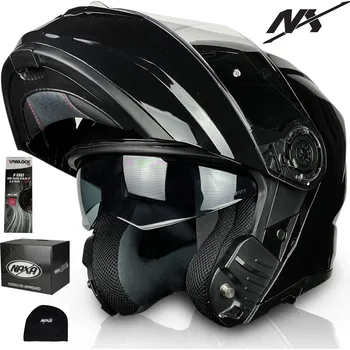 Helma na motorku NAXA FO5/A VYKLÁPĚCÍ MOTOCYKLOVÁ PŘILBA vel. XS S PINLOCKEM