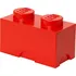 úložný prostor na hračky LEGO úložný box 2 125 x 250 x 180 mm červený