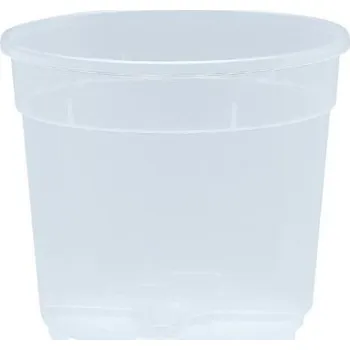 Květináč na orchideje NEUTRO plastový transparentní 21cm