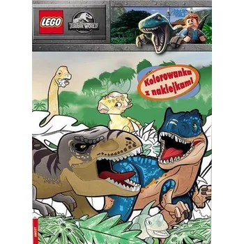 První čtění Lego Jurassic World. Kolorowanka z naklejkami - praca zbiorowa [PL] (2021, Soft, Ameet)