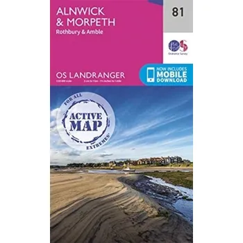 Encyklopedie Alnwick & Morpeth [EN] (2019, Skládaná mapa, Ordnance Survey)