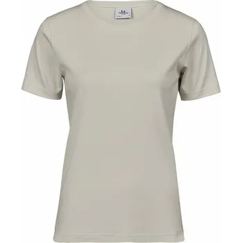 Dámské tričko Dámské bavlněné interlock tričko Tee Jays Barva: béžová krémová, Velikost: 3XL TJ580N