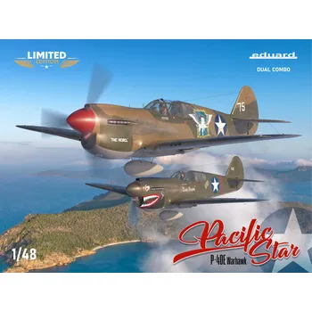 Plastikový model Eduard 1/48 PACIFIC STAR P-40E Warhawk DUAL COMBO (Limited)