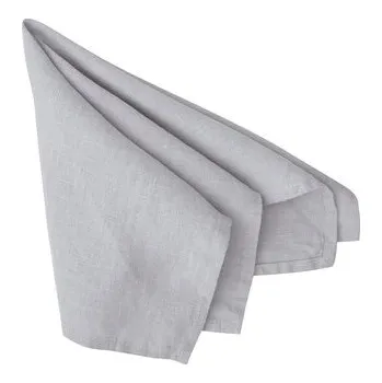 Papírový ubrousek Látkový ubrousek šedý