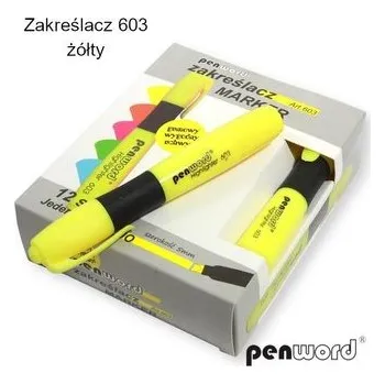 Set školních potřeb Zakreślacz żółty (12szt) (pl, 2000, Penword)