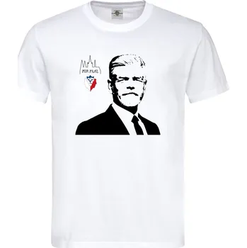 Pánské tričko Tričko Prezident | Petr Pavel Druh: Pánské, Barva: Bílá, Velikost: S