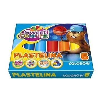 Set školních potřeb Plastelina 6 kolorów