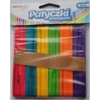 Set školních potřeb Patyczki kreatywne Jumbo 11,4cm 50szt (pl, 2000, Brewis)