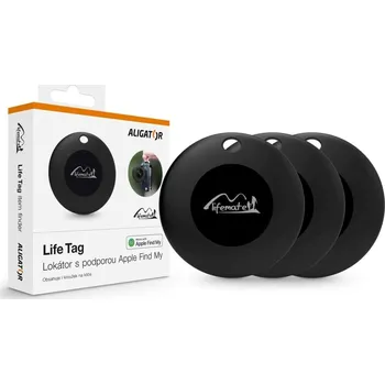 Mobilní telefon Aligator Sada Přívěšků Lifetag Apple Find My 3ks