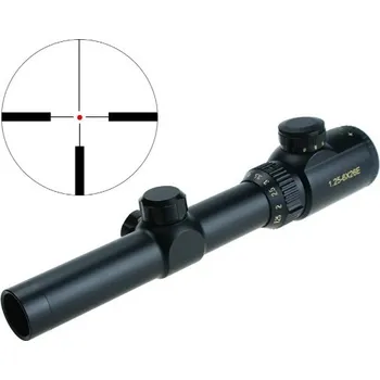 Puškohled Optika 1.5-6x26E pro naháňku