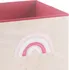 úložný prostor na hračky Ostaria Úložný box 30 x 30 x 30 cm růžový/duha