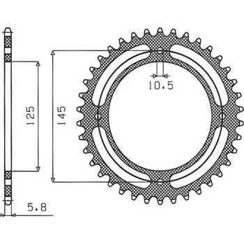 Řetězová sada pro motocykl SUNSTAR rozeta 857 41 YAMAHA XT 600 83-94, XT 600Z TENERE 84-89 (JTR857.41) (řetěz 520) (85741JT) (SUNSTAR rozeta 857 41 YAMAHA XT 600 83-94, XT 600Z TENERE 84-89 (JTR857.41) (řetěz 520) (85741JT))