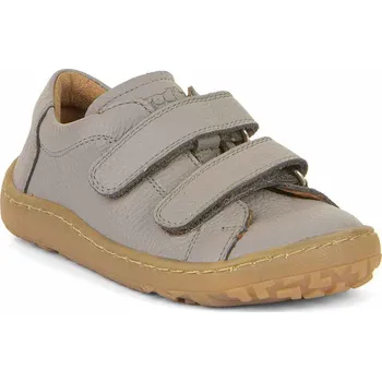 Chlapecké tenisky Froddo Barefoot dětské kožené tenisky Base G3130240-4 Light Grey Velikost: 28