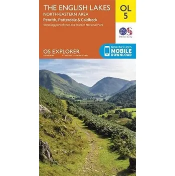 The English Lakes North-Eastern Area [EN] (2021, Karta, Ordnance Survey)