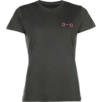 Dámské tričko HKM Triko Excellent HKM, dámské, grey/green S