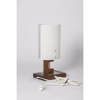 Lampička Stolní lampa DUB mořený hnědý/ Daniel 106