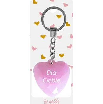 Přívěsek Na Klíče s nápisem "Be Happy" - plastová