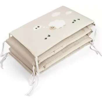 Příslušenství pro dětskou postel a kolébku DONE BY DEER mantinel do postýlky Tiny farm písková