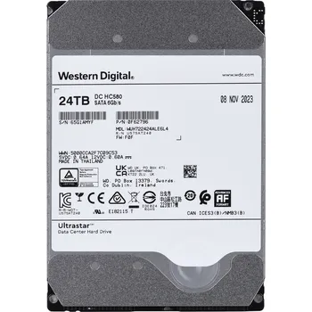 Interní pevný disk Western Digital Ultrastar DC HC580 24 TB (0F62796)