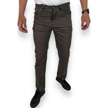 Pánské kalhoty Harpia Pánské zelené plátěné kalhoty Barva: Hnědá, Velikost: 32