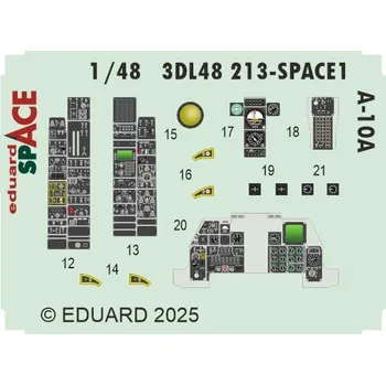 Plastikový model Eduard 1/48 A-10A SPACE (GREAT WALL HOBBY)