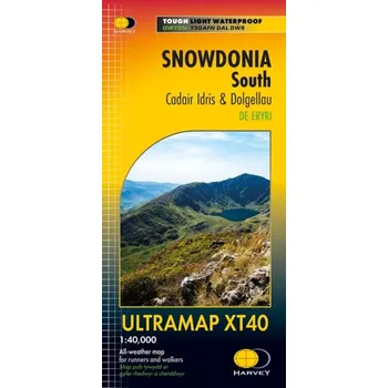 Encyklopedie Snowdonia South [EN] (2024, Karta, Harvey Map Services Ltd)