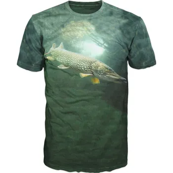 Pánské tričko tricko se stikou velikost: 122 - šířka 34 cm, délka 45 cm