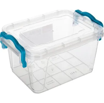 Úložný box BANQUET Box úložný GEMA 0,8l, 16x11x8,5cm, víko, klip, PH TYRK/TRA