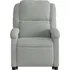 Křeslo Zvedací polohovací křeslo samet 3204300 světle šedé