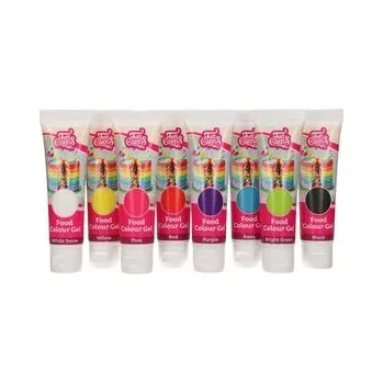Potravinářské barvivo Sada gelových barev 8ks - FunCakes