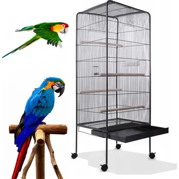 Obraz Voliera Wideshop 54 x 54 x 146 cm šedá