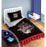 FARO Bavlněné povlečení svítící ve tmě 140x200 + 70x90 cm - Rocková kytara