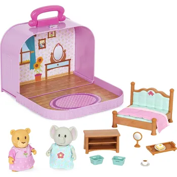 Figurka Li'l Woodzeez Sada v kufříku Ložnice