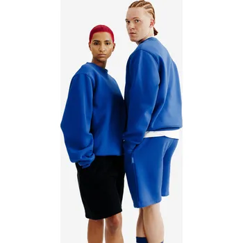 Dámská mikina DECATHLON Unisex mikina s kulatým výstřihem Elementals XS MODRÁ