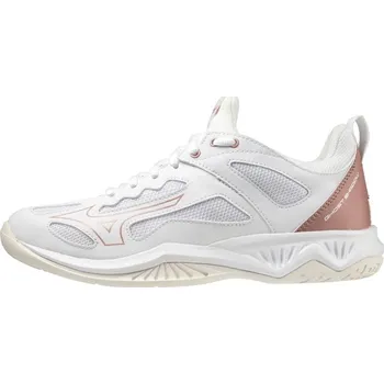 Dámská sálová obuv Mizuno GHOST SHADOW White 36.5/4.0 - Bílá + DÁREK