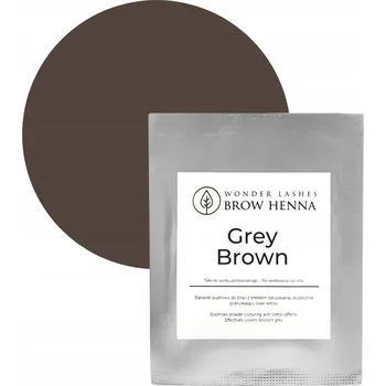 Přípravek na oči Wonder Brow Henna - Šedohnědá, sáček 1g