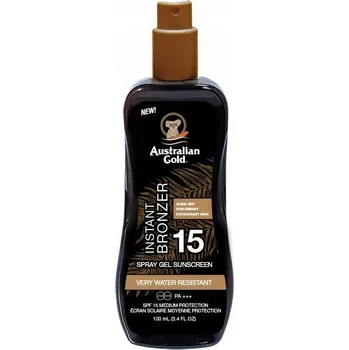 Přípravek na opalování Australian Gold Instant Bronzer SPF15 100 ml