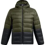 Pánská zimní bunda Under Armour LEGEND DOWN HOODED JACKET zelená 1385837-390 - M | UK 12 | US 13