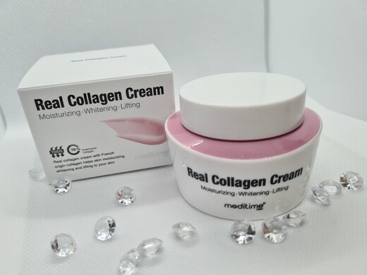 Meditime Real Collagen cream 50g + DÁREK - lehce pokrčený roh krabičky